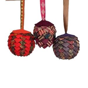 Acorns Handmade Quilted Autumn Fall Theme Original,‎ Made in USA Ornaments Decor